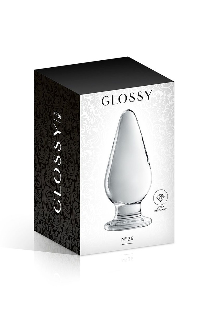 [1245] Luxueux Dildo en Verre - N° 26 - Glossy Toys