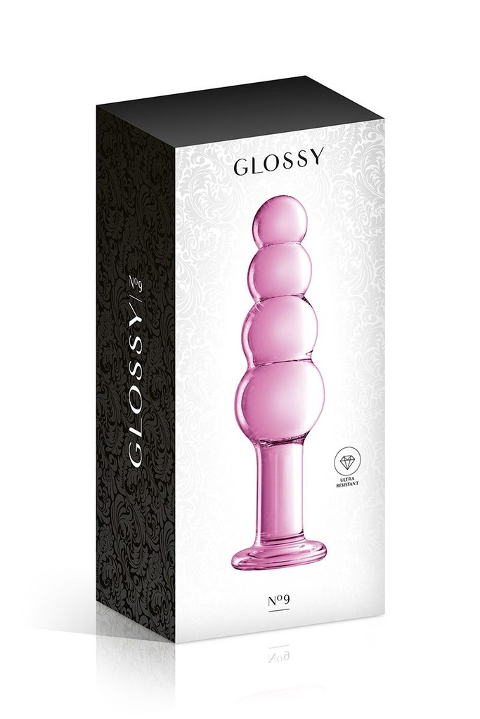 Luxueux Dildo en Verre - N° 9 - Glossy Toys