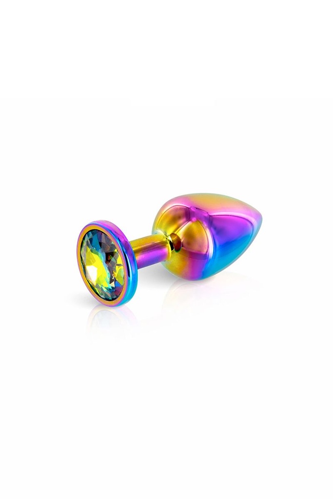 [1073] Plug Bijou Anal Arc-en-Ciel - Butt Plug Taille S - Litolu