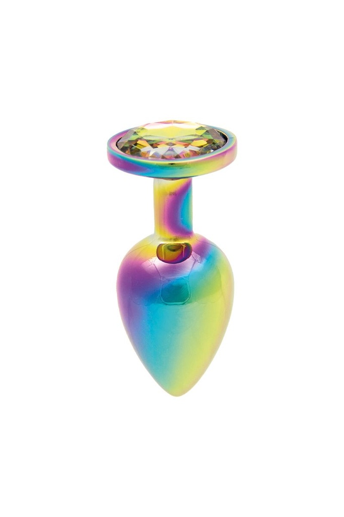 [1072] Plug Bijou Anal Arc-en-Ciel - Butt Plug Taille M - Litolu