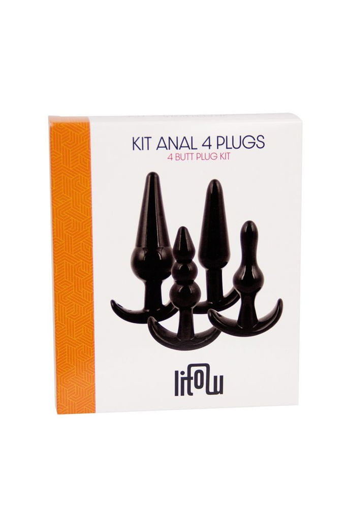 [1037] Set de 4 Plugs Anaux pour Débutants - Four sister - Litolu