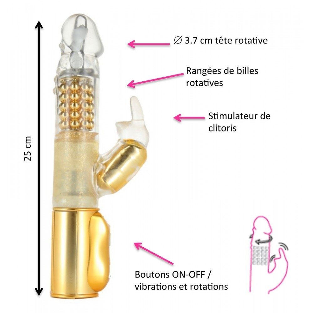 [779] Vibromasseur Rabbit Haut de Gamme - Orgasmic Rabbit - Dorcel