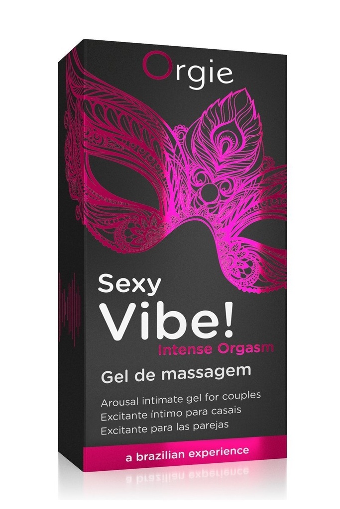 Gel Intime Chauffant effent vibrant - Sexy Vibe ! Orgasme Intense 15ml