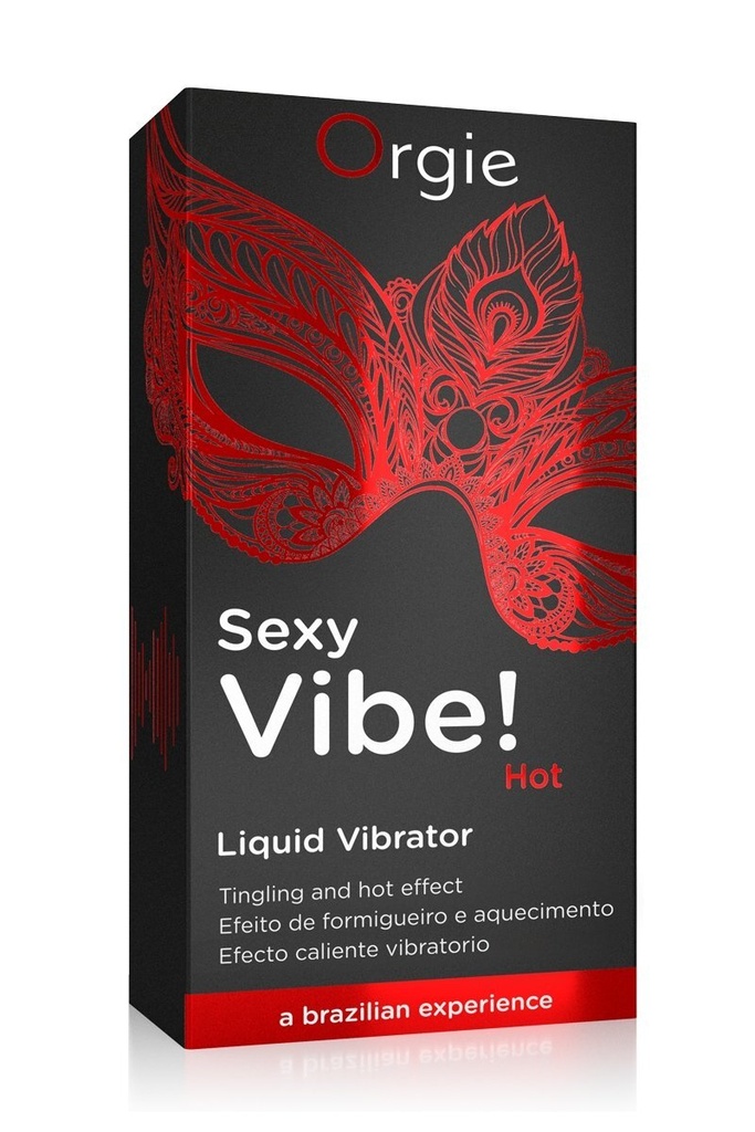 Gel Intime Chauffant effect vibrant - Sexy Vibe ! Hot Liquid Vibratior 15ml