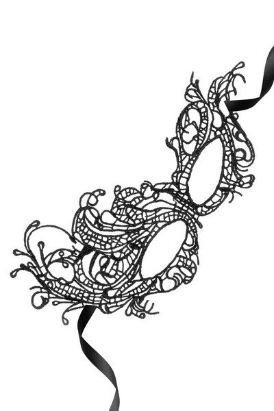[132] Masque Asymétrique en Broderie Guipure Souple - Miss Saigon