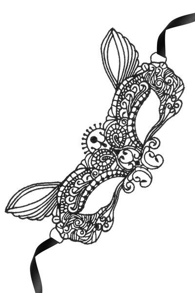 [119] Masque en Broderie Guipure Souple - Cats