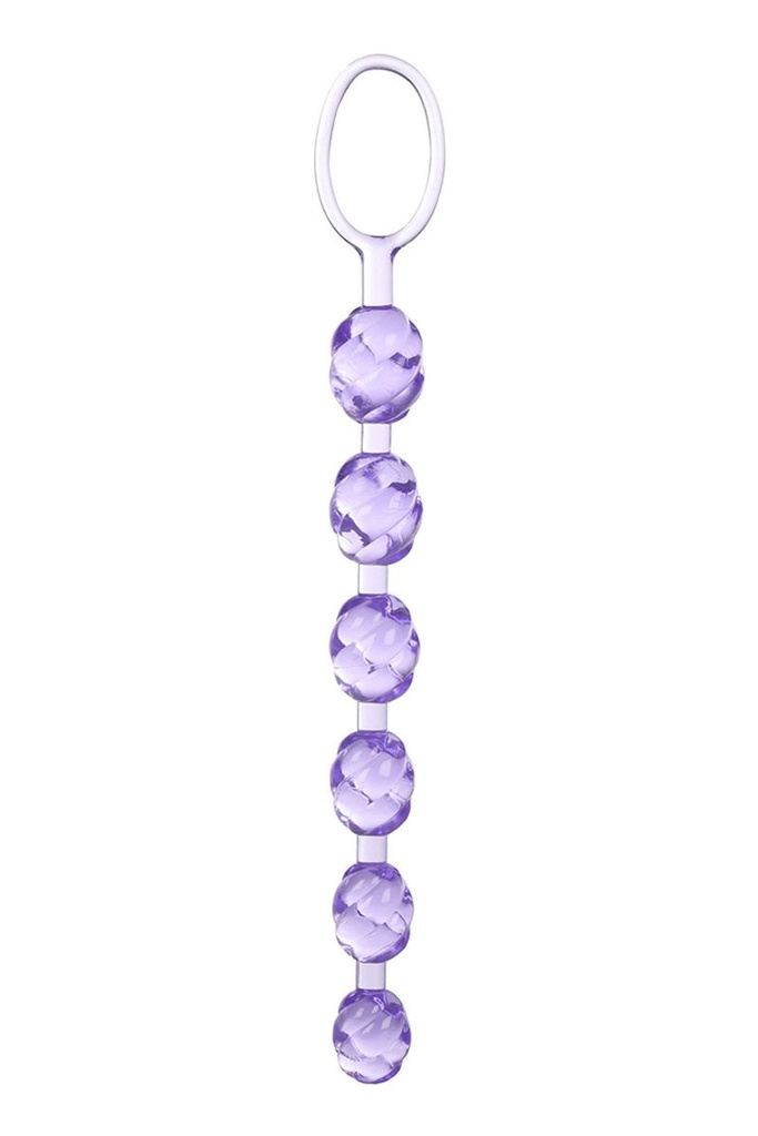 Chaîne Anale Douce et Progressive - ​Swirl Pleasure Beads - Calexotics (Rose)