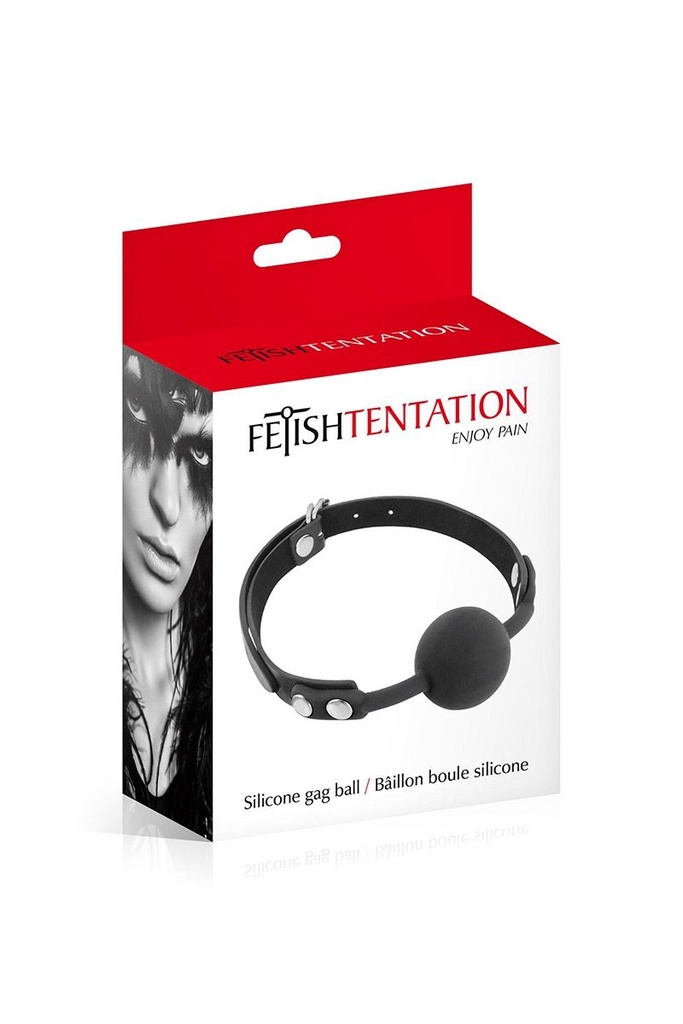 Gagged Ball Silicone Réglable – Fetish Tentation