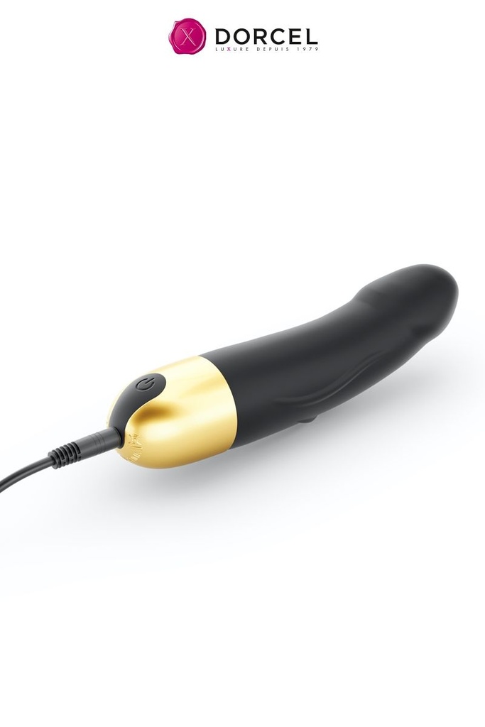 Vibromasseur Real Vibration Black & Gold 2.0 - Dorcel