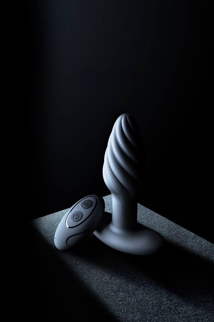 Plug Vibrant et Rotatif - Spin - Dorcel (Noir)