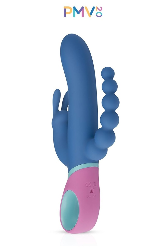 Vibromasseur Rabbit - Triple Vibrator - PMV20 (Rose)