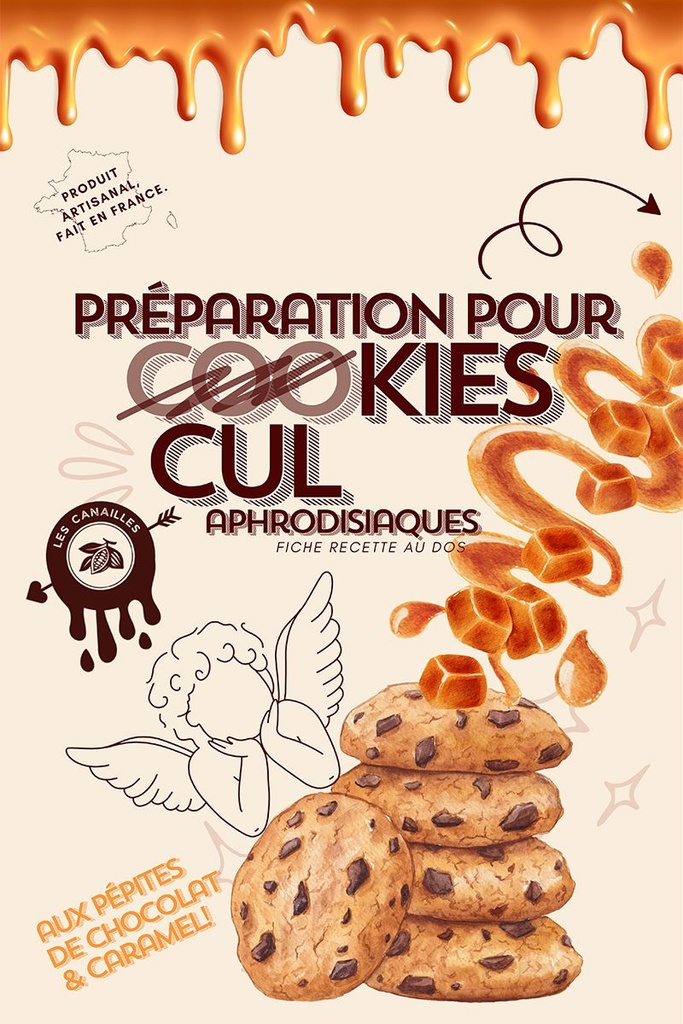 [1960] Kit Cookies Aphrodisiaques – Chocolat & Caramel