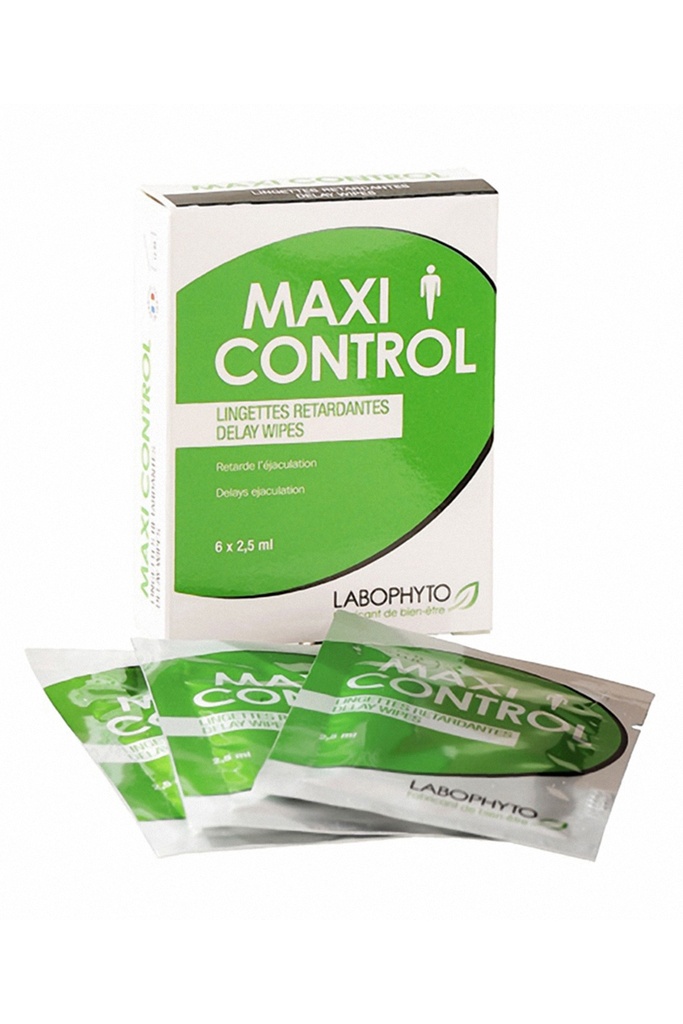 [1876] Lingettes Retardantes pour Homme - MAXI Control - Labophyto 6x2.5ml