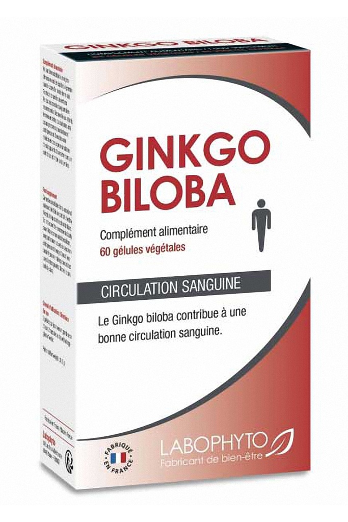 [1869] Booster Erections pour Homme - Ginkgo Biloba - Labophyto 60 gélules