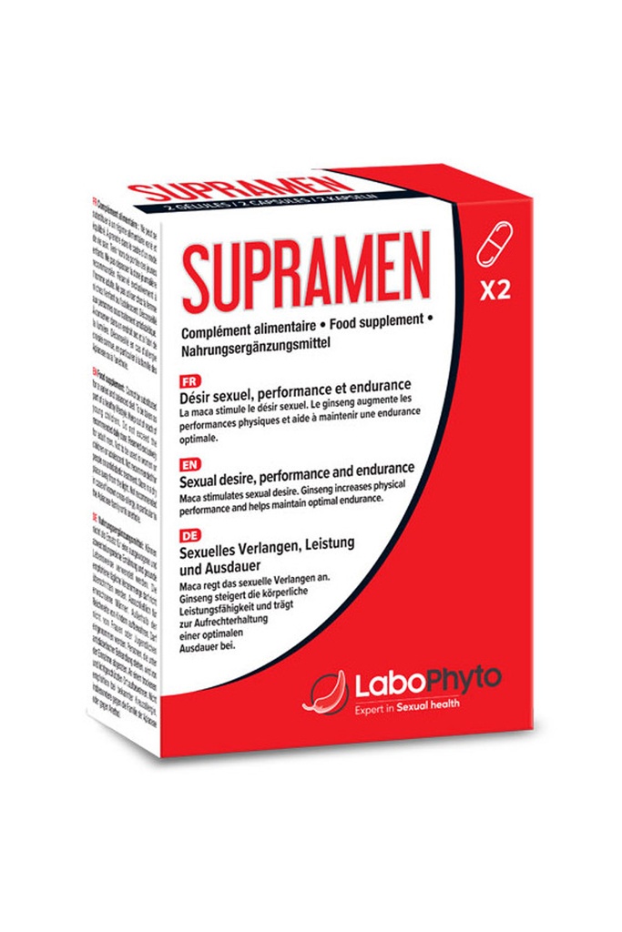 [1856] Booster Sexuel pour Homme - Supramen - Labophyto 2 gélules