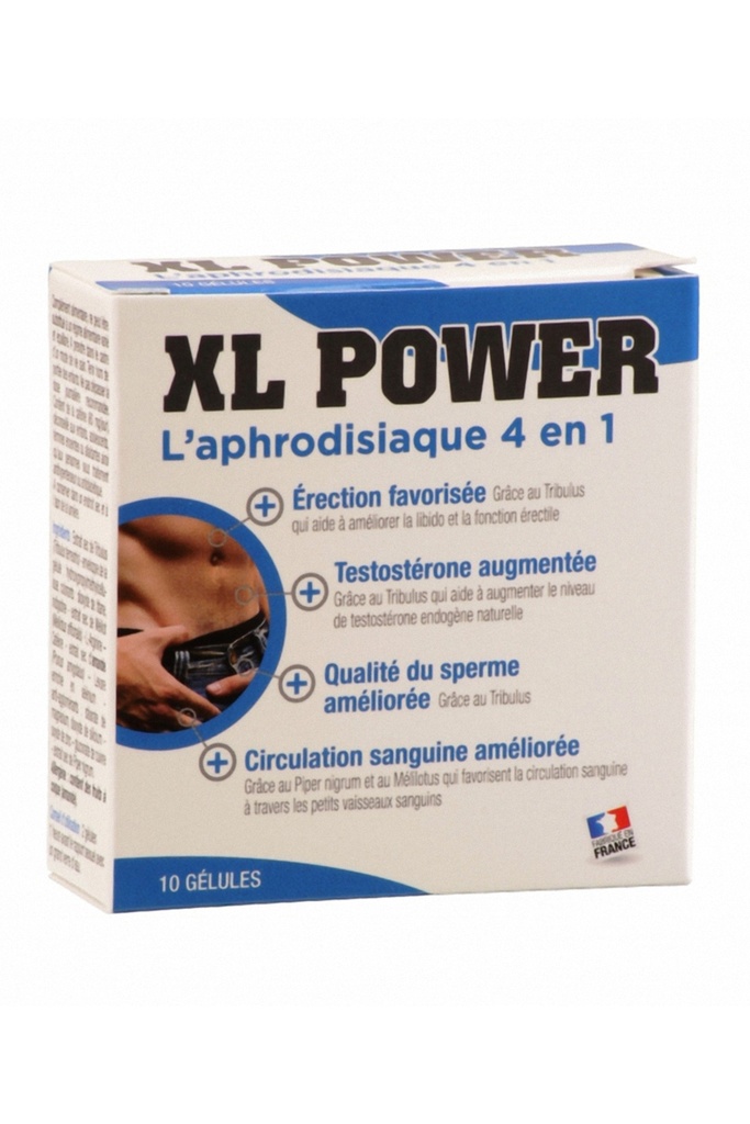 [1854] Aphrodisiaque pour Homme 4 en 1 - XL Power - Labophyto 10 gélules