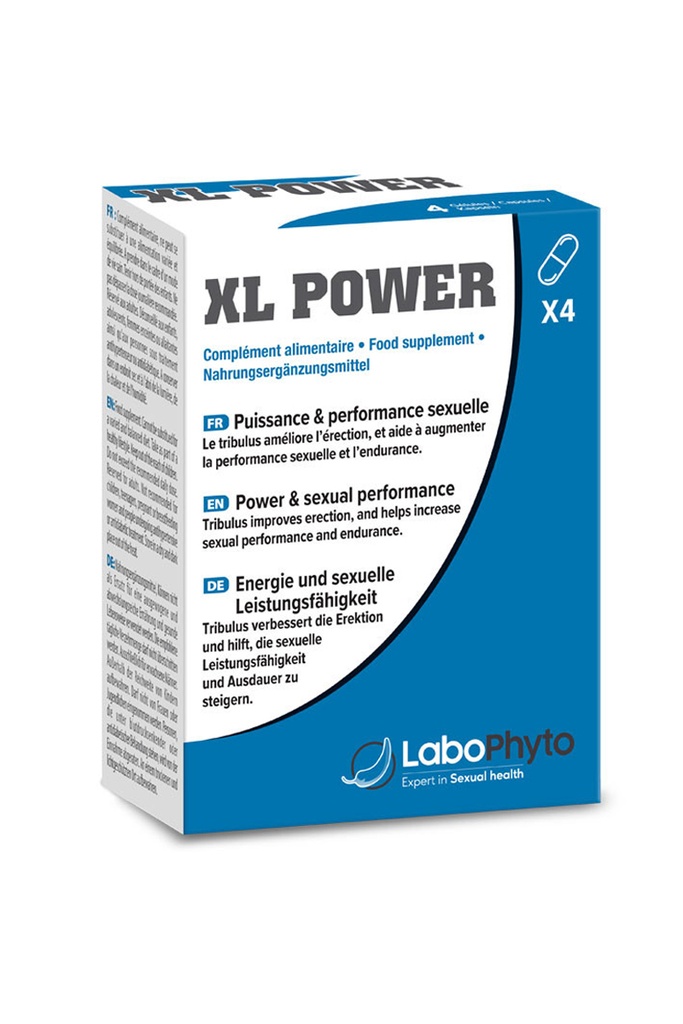 [1853] Aphrodisiaque pour Homme 4 en 1 - XL Power - Labophyto 4 gélules