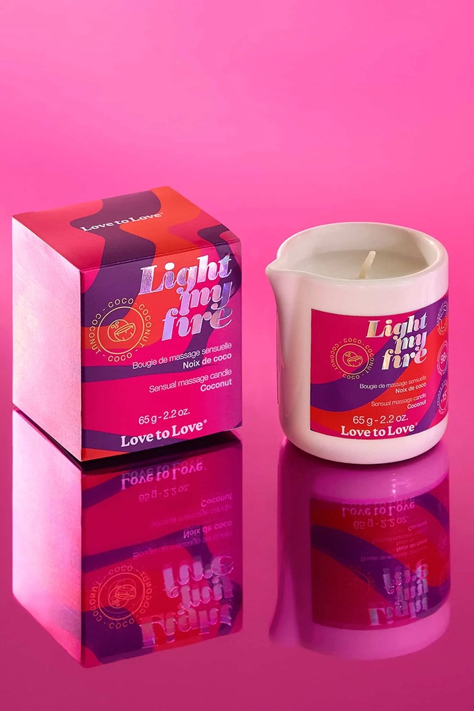 [1846] Bougie de Massage - Light My Fire  - Noix de coco