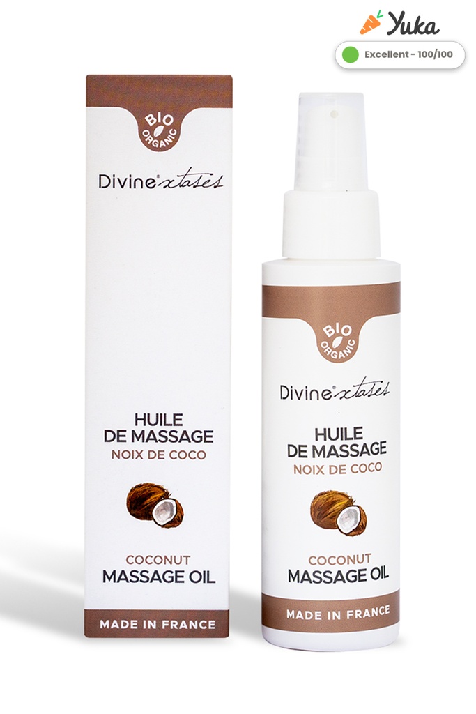 [1823] Huile de massage gourmande BIO - Noix de coco
