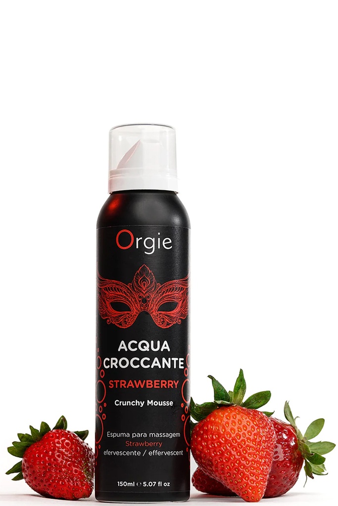 [1809] Mousse de massage effervescente - Fraise 150ml