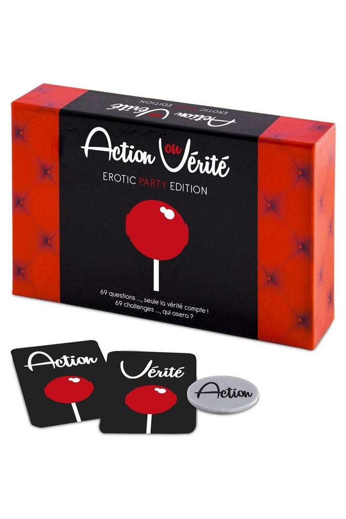 [1694] Jeu Érotique "Action ou Vérité – Erotic Couple(s) Édition" – Tease & Please