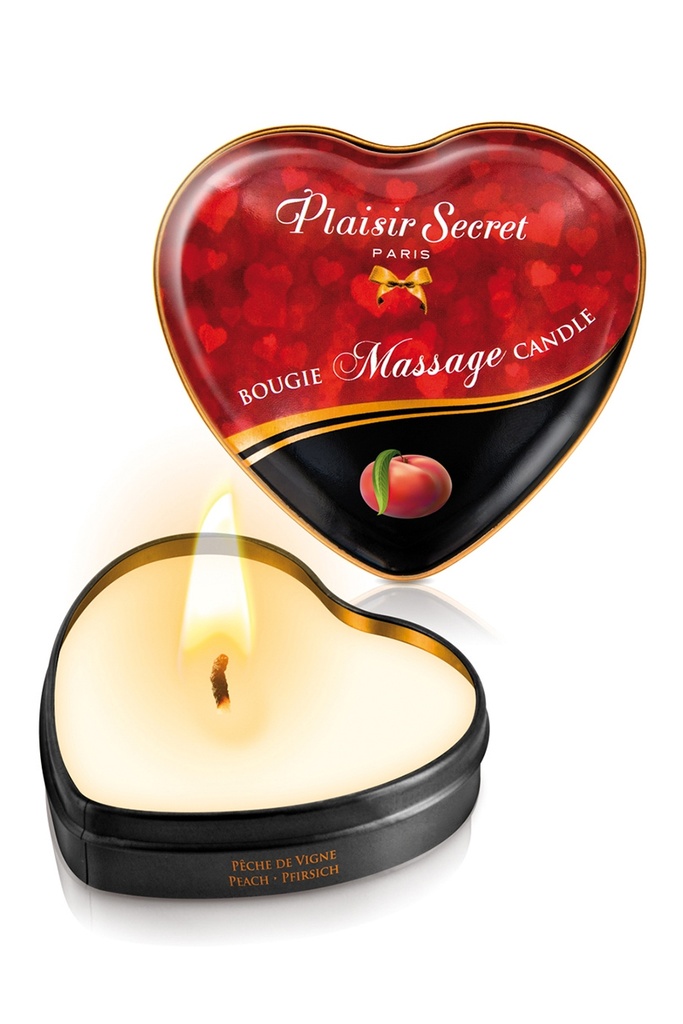 [1665] Bougie de Massage - Plaisir Secret - Pêche de vigne 35ml