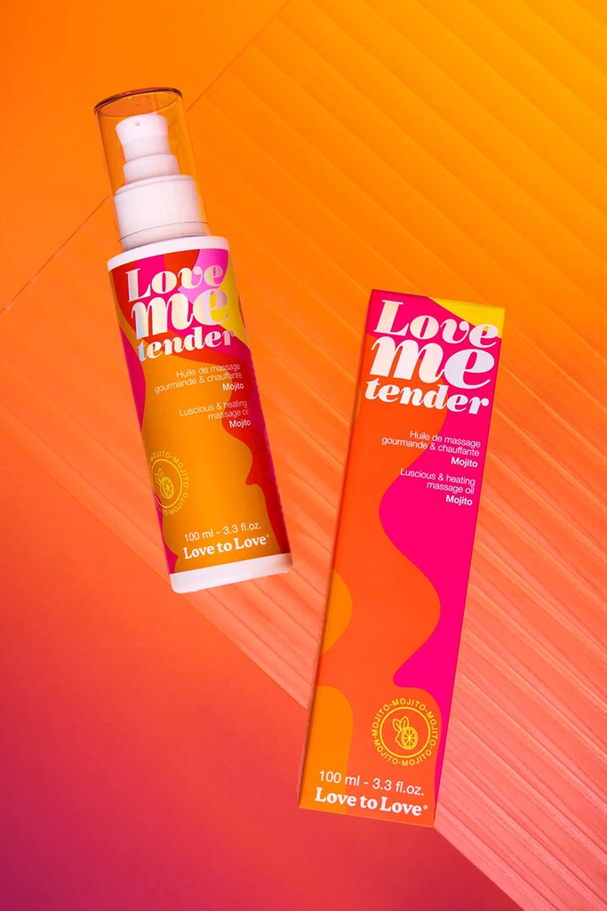 [1631] Huile de Massage Comestible - Love Me Tender - Mojito 100ml