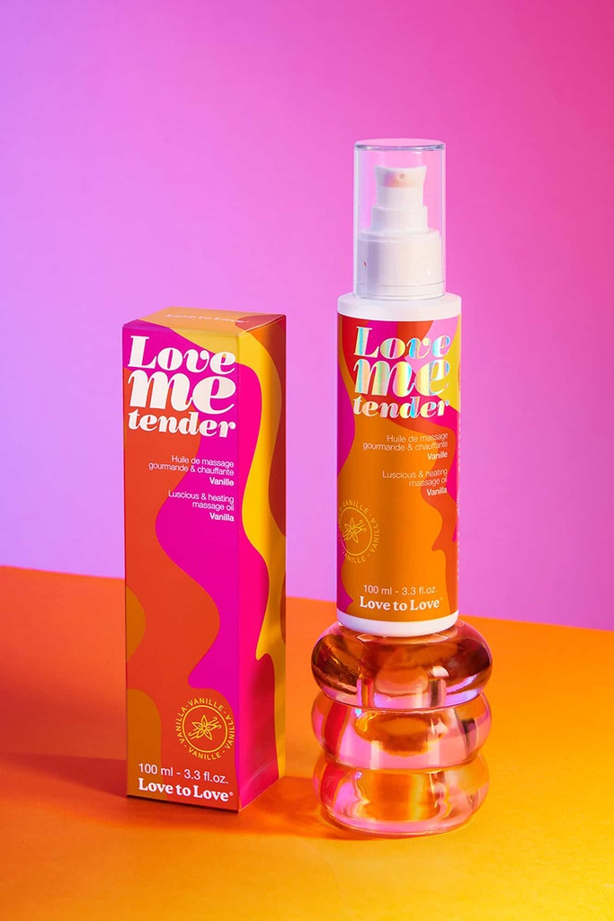 [1630] Huile de Massage Comestible - Love Me Tender - Vanille 100ml