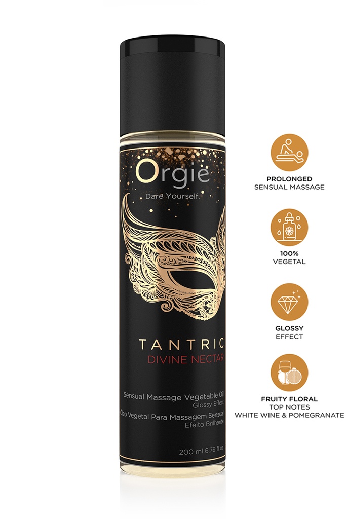 [1624] Huile de Massage - Sexy Tantric - Divine Nectar 200ml