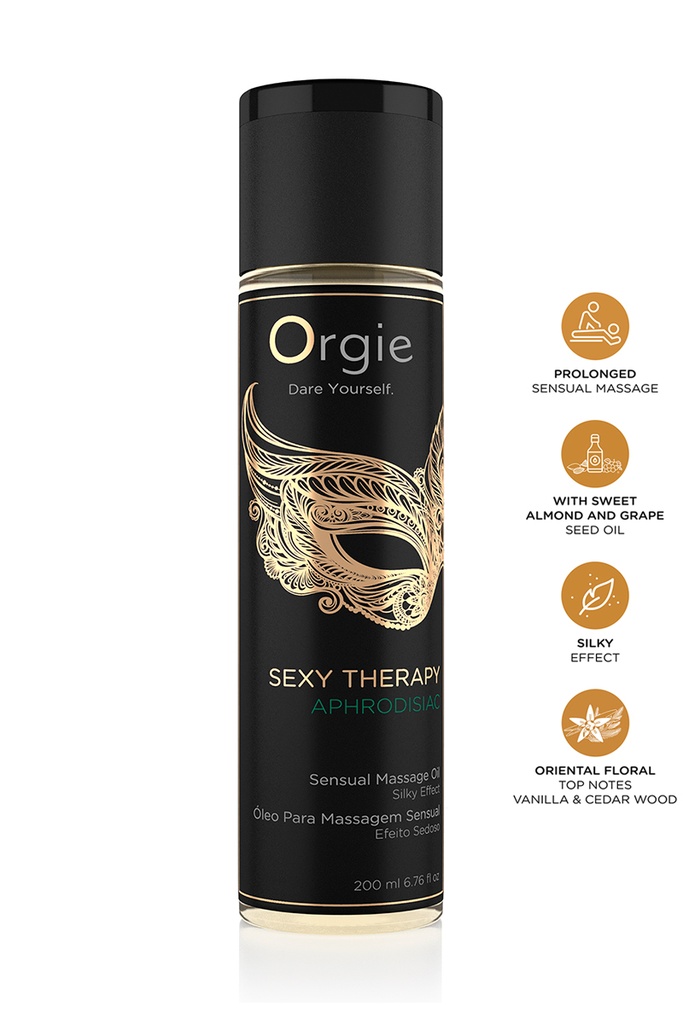 Huile de Massage - Sexy Therapy - Aphrodisiac 200ml