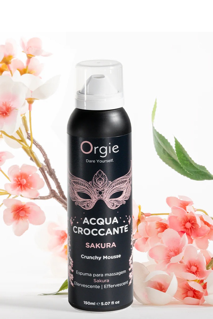 [1620] Mousse de massage effervescente - Sakura 150ml