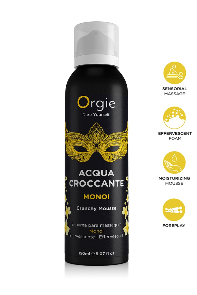 [1619] Mousse de massage effervescente - Monoï 150ml