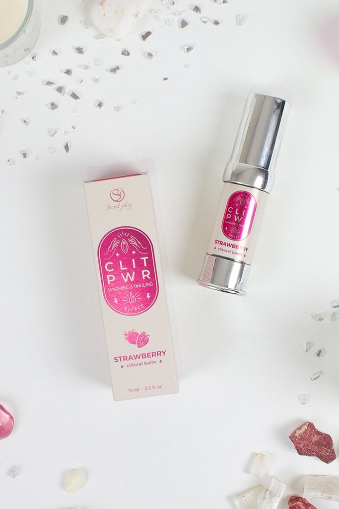 [1593] Baume Stimulant Clitoridien - ​Clit Pwr Fraise 15ml