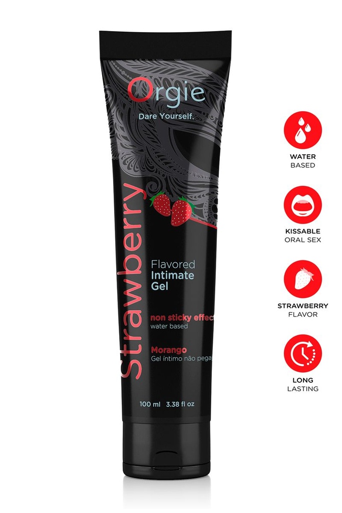 [1521] Lubrifiant Lube Tube Fraise 100ml