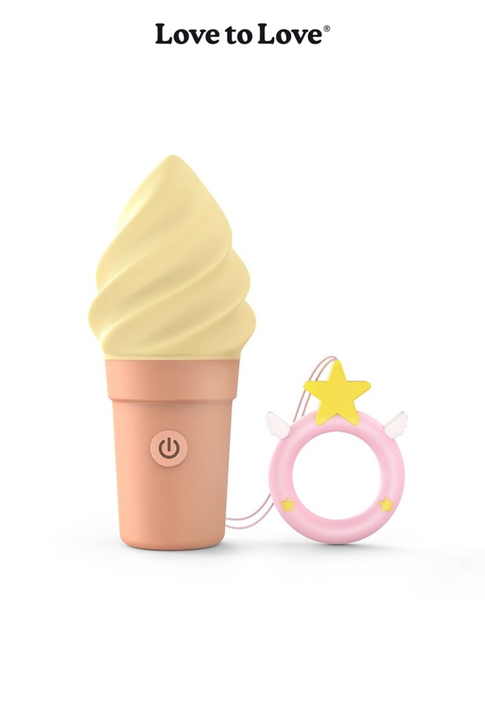 [1392] Stimulateur Clitoridien Mini & Discret - Cand’Ice Vanilla Pop